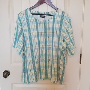 BonWorth Plaid XXL top